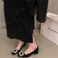 Damen elegante Flachschuhe mit funkelndem Strassbesatz R&B