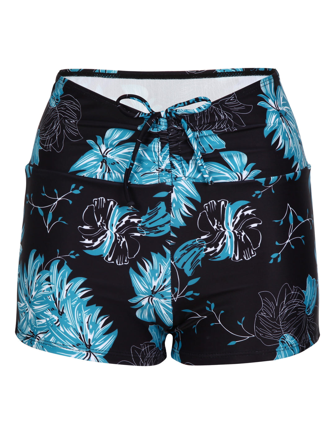 Damen Bikini-Höschen mit hohem Bund und raffinierten Rüschendetails R&B
