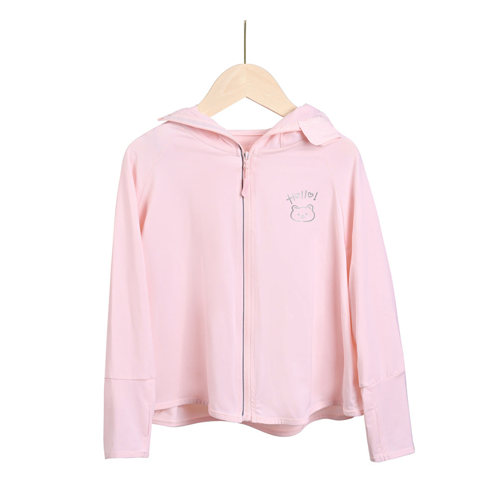 Mädchen leichte Kapuzenjacke mit niedlichem Tiermotiv R&B