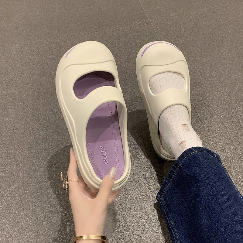 Damen Rutschfeste Clogs mit atmungsaktivem Design und komfortablem Fußbett EB