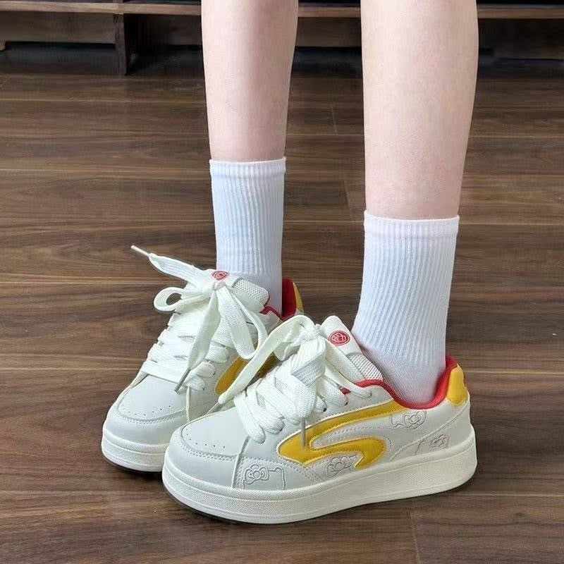 Damen Trendige Sneakers mit verspieltem Design und atmungsaktiver Netzstruktur R&B
