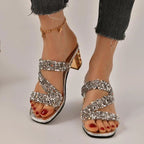 R&B | Sandalen mit Absätzen und Pailletten