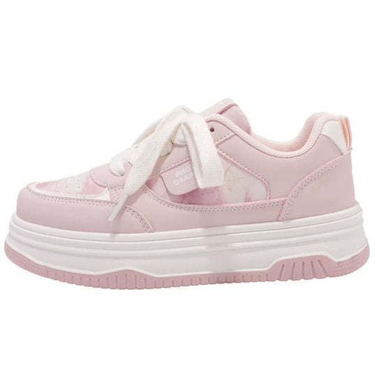 Damen Trendige Plateau-Sneaker mit komfortabler Dämpfung und modischer Silhouette R&B