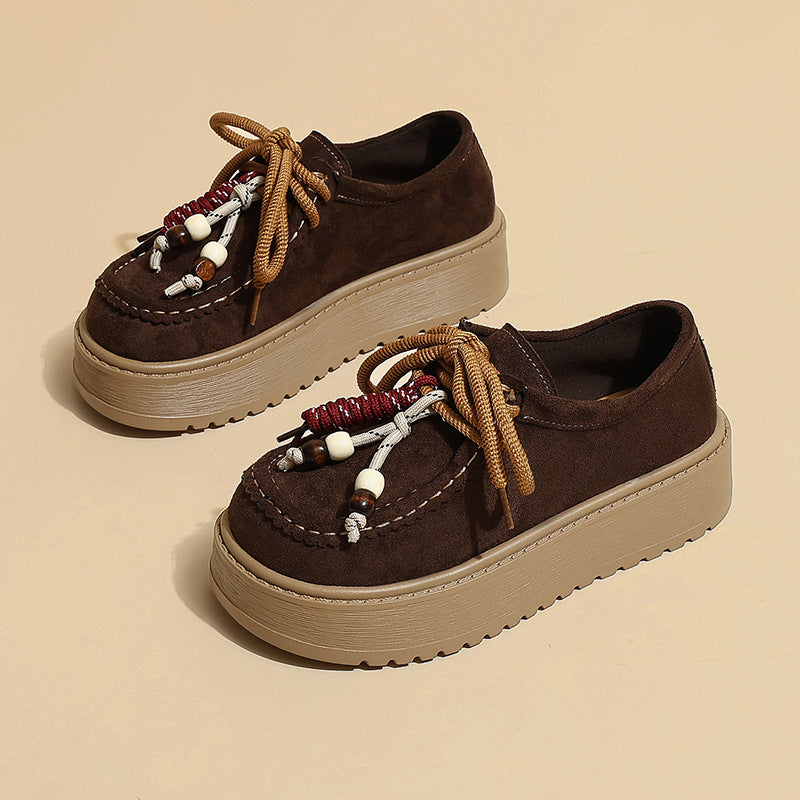 Damen Chunky Clogs mit dekorativen Schnürsenkeln R&B