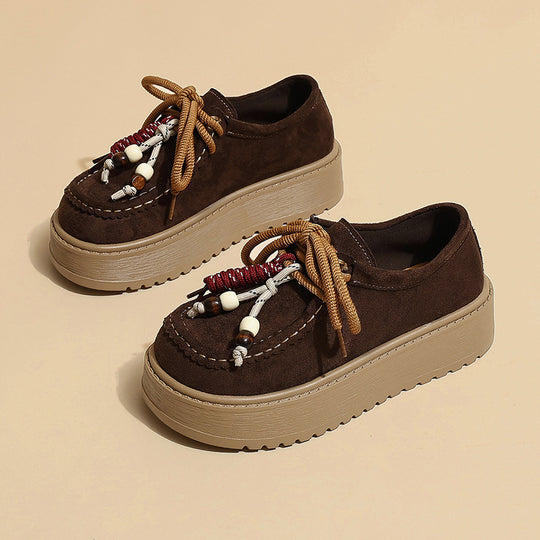 Damen Chunky Clogs mit dekorativen Schnürsenkeln R&B