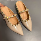 Damen elegante Slingback-Pumps mit zierlichem Riemchendesign R&B