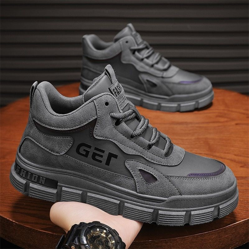 Damen Sportliche High-Top Sneakers mit atmungsaktivem Obermaterial und rutschfester Sohle R&B