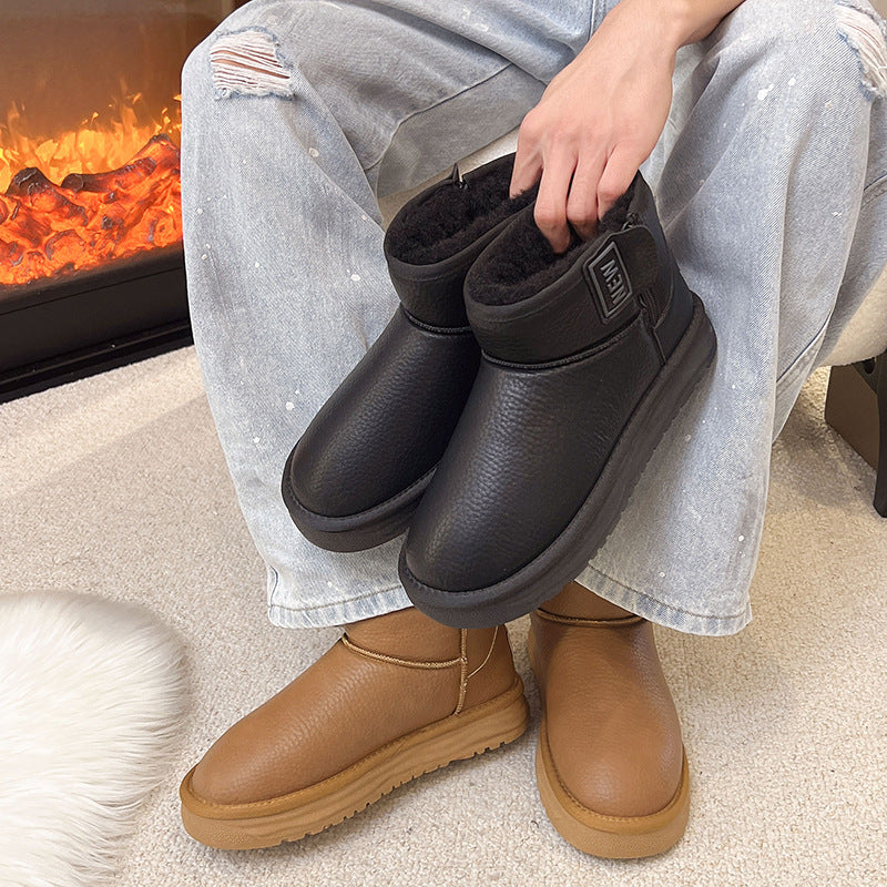 Damen bequeme Winterstiefel mit rutschfester Sohle und isolierender Polsterung R&B
