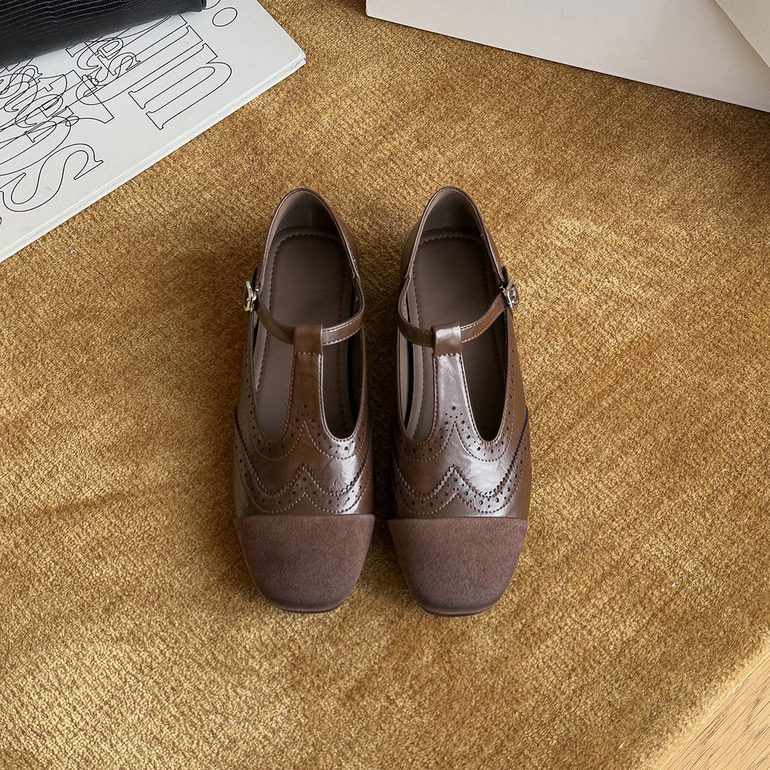 Damen Elegante Mary Jane Schuhe mit klassischem Schnitt und modischem Riemchen R&B