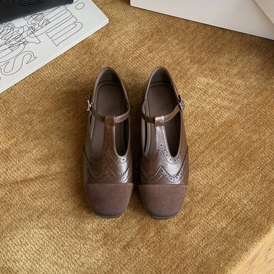 Damen Elegante Mary Jane Schuhe mit klassischem Schnitt und modischem Riemchen R&B