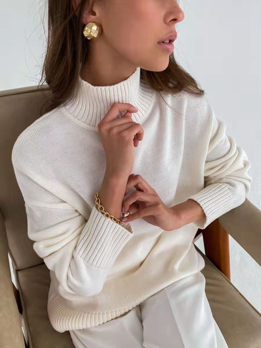 Damen modischer Rollkragenpullover R&B