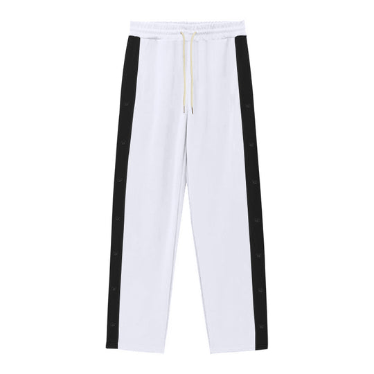 Herren Sportliche Jogginghose mit Knopfleiste und elastischem Bund R&B