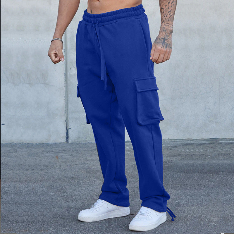 Herren Cargo-Jogginghose mit verstellbarem Bund und praktischen Seitentaschen R&B