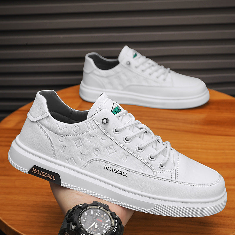 Damen modische Sneakers mit sportlichem Design und hochwertigem Leder R&B