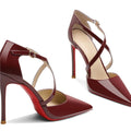 Damen elegante Slingback High Heel Schuhe R&B