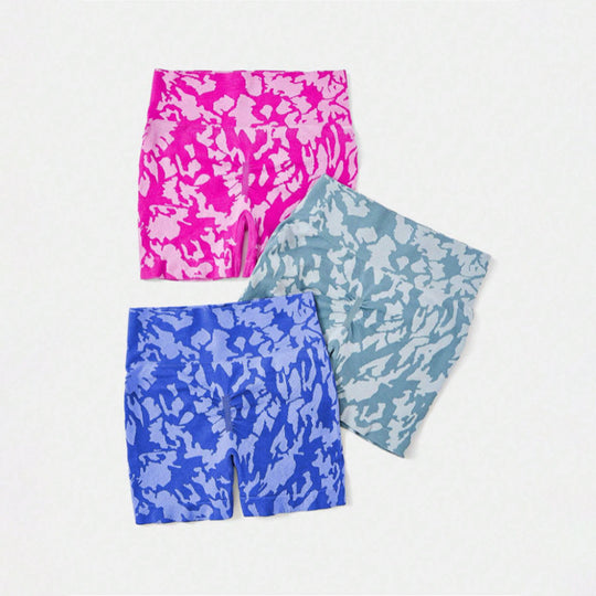 Damen Sportliche Ripp-Shorts mit hohem Bund und optimierter Passform R&B