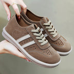 Damen Komfortable Sneakers aus weichem Wildleder R&B