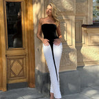 Damen Cocktailkleid mit Trompetenrock und elegantem Bustier R&B