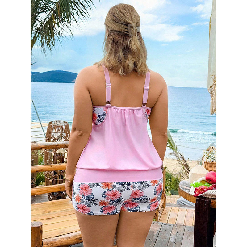 Damen Tankini-Set mit floralem Design und herausragendem Komfort R&B