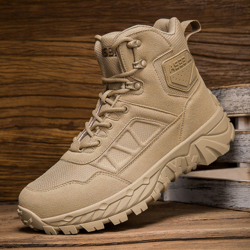 Herren Hochwertige Outdoor-Stiefel mit rutschfester Sohle und verstärktem Knöchelschutz R&B