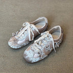 Damen trendige Sneaker mit floralem Dekor und komfortabler Sohlenstruktur R&B