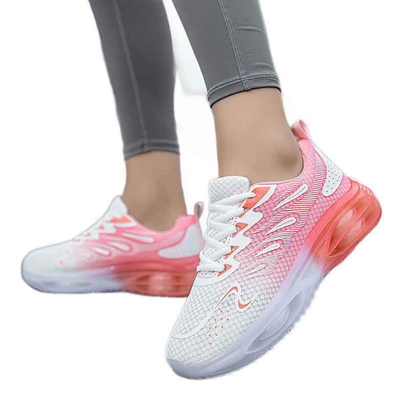 Damen Sneakers mit atmungsaktiver Mesh-Oberfläche und stoßdämpfender Sohle R&B