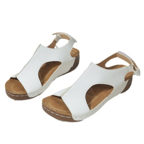 Damen Komfortable Riemchensandalen mit ergonomischer Sohle und Klettverschluss R&B