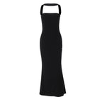 Damen Enges Abendkleid mit tiefem U-Ausschnitt und chicer Rückenpartie R&B
