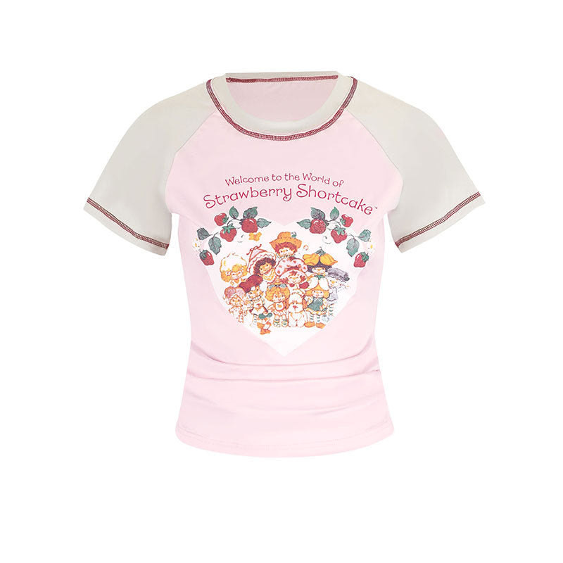 Damen T-Shirt mit niedlichem Grafikdesign und komfortablem Schnitt R&B