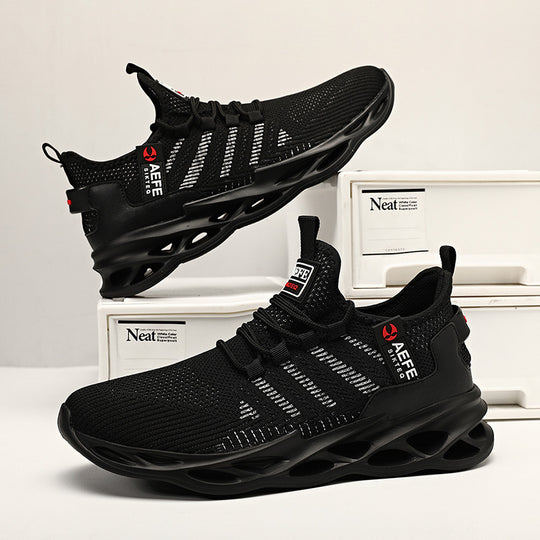 Damen Atmungsaktive und rutschfeste Lauf Sneakers mit stoßdämpfender Sohle R&B