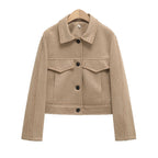 Damen modische Kurzjacke R&B
