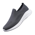 Damen Slip-On Sport Sneakers mit atmungsaktiver Stricktechnologie R&B