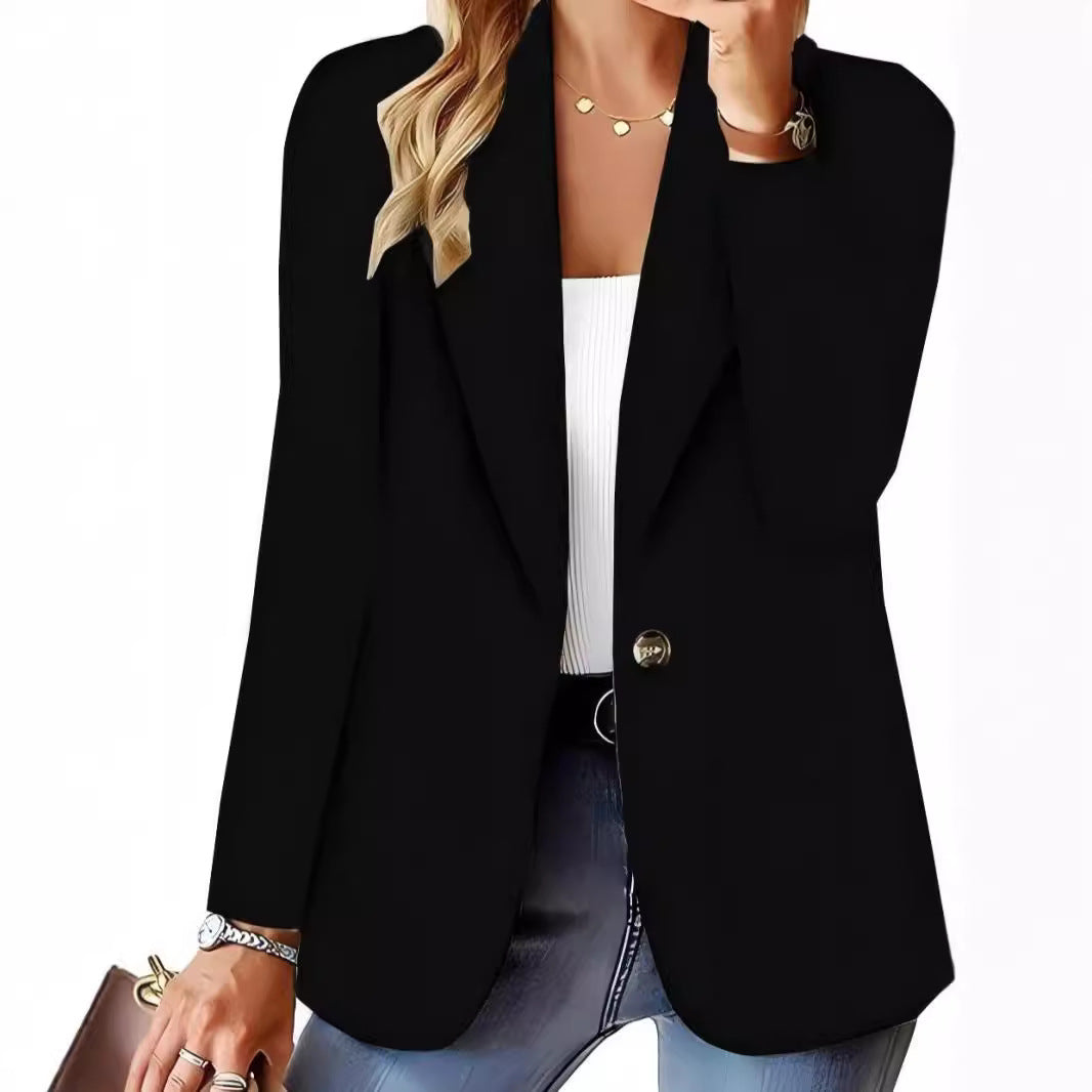 Damen Elegante Strickblazerjacke mit Kabelmuster R&B