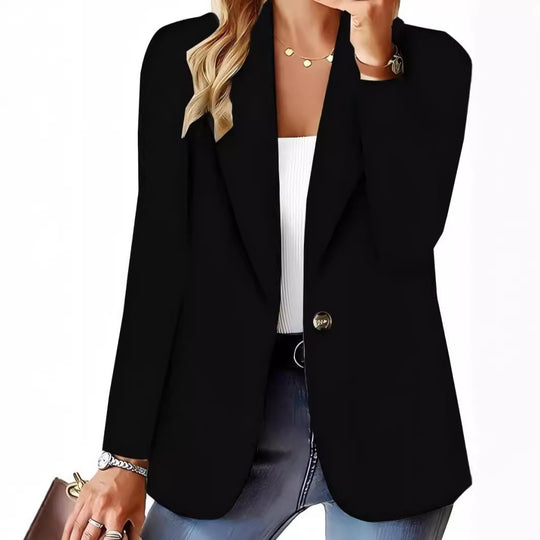 Damen Elegante Strickblazerjacke mit Kabelmuster R&B