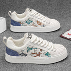Damen Modische Sneakers mit einzigartigem Muster und rutschfester Sohle