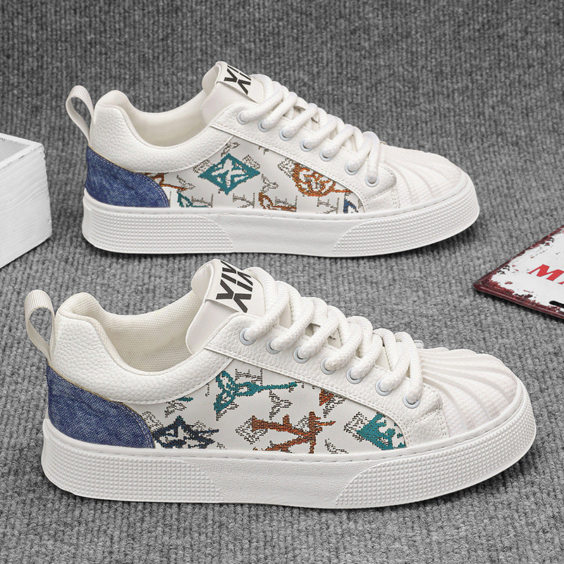 Damen Modische Sneakers mit einzigartigem Muster und rutschfester Sohle
