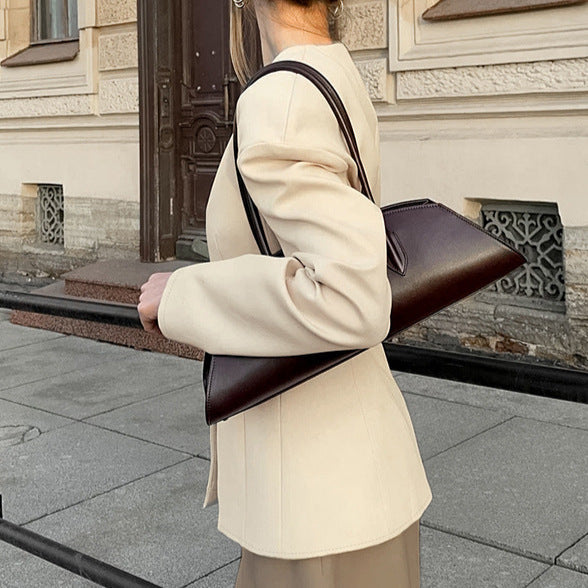 Damen Modischer Oversized Blazer mit strukturiertem Schnitt und Knopfdetails R&B