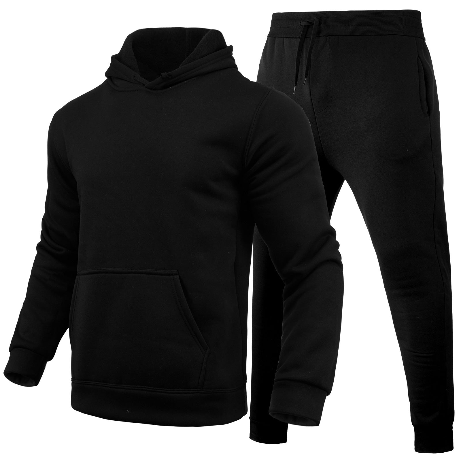 Damen Sportliches Hoodie- und Jogginghose-Set aus hochwertigem Baumwollmix