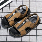 Herren Komfortable und stylische Freizeitsandalen mit verstellbarem Riemen R&B