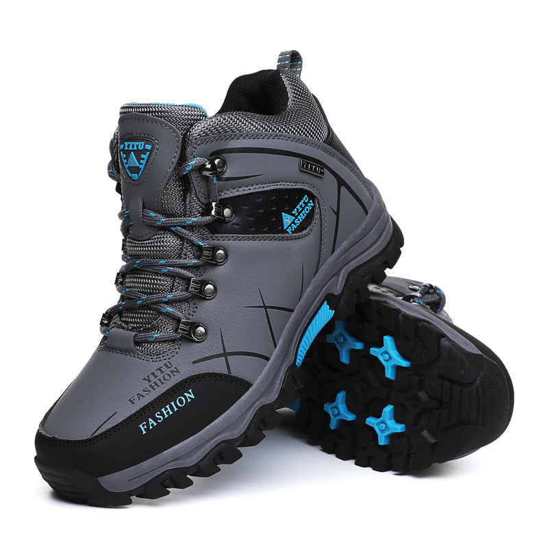 Herren Hochfunktionale Wanderschuhe mit verstärktem Knöchelschutz und rutschfester Sohle R&B