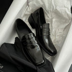 Damen elegante Loafers mit hochwertiger Lederoberfläche und modischem Design