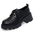 Damen Modische Schnürschuhe mit robustem Blockabsatz und trendigem Design