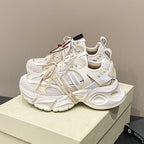 Damen sportliche Chunky Sneakers R&B