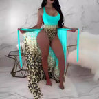 Damen Schwimmanzug mit abnehmbarer Sarong-Overlay R&B