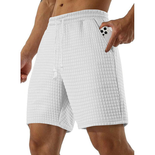 Herren Sportliche Freizeit-Shorts aus atmungsaktivem Material mit praktischen Seitentaschen R&B