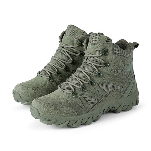 Herren Trekking-Stiefel mit atmungsaktiver Mesh-Oberfläche und griffiger Gummisohle R&B