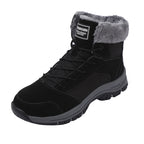 Damen gefütterte Winterstiefel mit rutschfester Sohle und isolierendem Kragen R&B