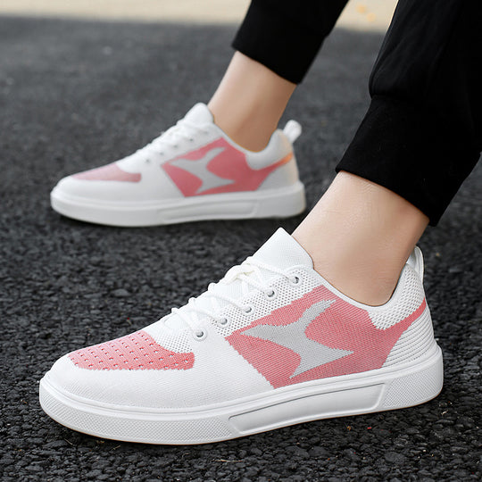 Damen Atmungsaktive Freizeit-Sneaker mit elastischen Schnürsenkeln R&B