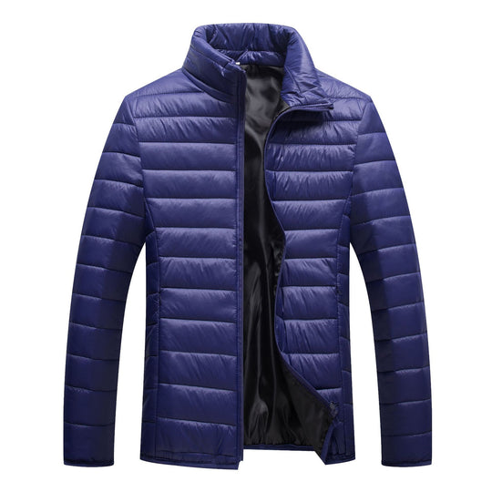 Herren Steppjacke mit hochgeschlossenem Kragen und wärmender Füllung R&B