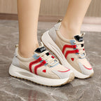 Damen Sportliche Schnürsystem Sneakers R&B